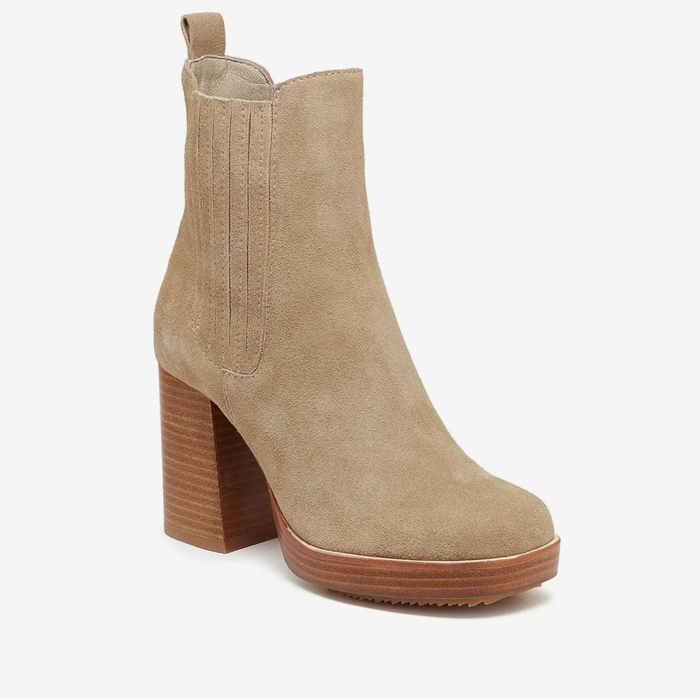 Kelsi Dagger Brooklyn | Racer Suede Mid Boots | Fawn